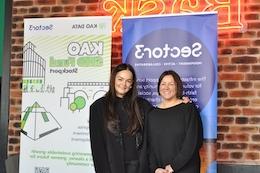 Jo McGrath, CEO of Sector 3 with Lizzy McDowell, Marketing Manager at Kao Data at launch of Kao SEED Fund